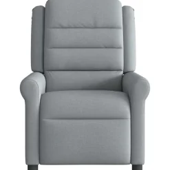 vidaXL Sillas-Sillón reclinable de masaje de tela