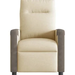 vidaXL Sillas-Sillón reclinable de tela