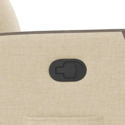 vidaXL Sillas-Sillón reclinable de tela