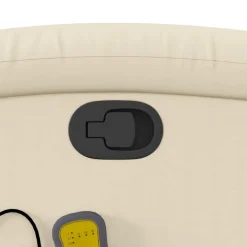 vidaXL Sillas-Sillón reclinable de masaje cuero sintético