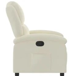 vidaXL Sillas-Sillón reclinable de terciopelo color