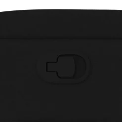 vidaXL Sillón reclinable de tela Negro