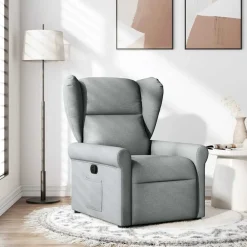 vidaXL Sillas-Sillón reclinable de tela