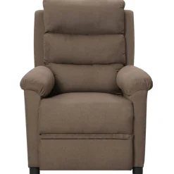 vidaXL Sillón reclinable de tela gris taupe Taupé Clearance