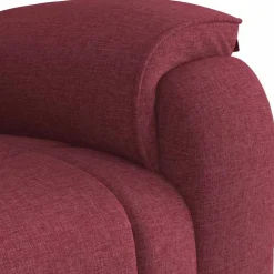 vidaXL Sillón reclinable de tela rojo tinto Rojo vino tinto Outlet