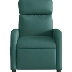 vidaXL Sillas-Sillón reclinable de masaje eléctrico tela