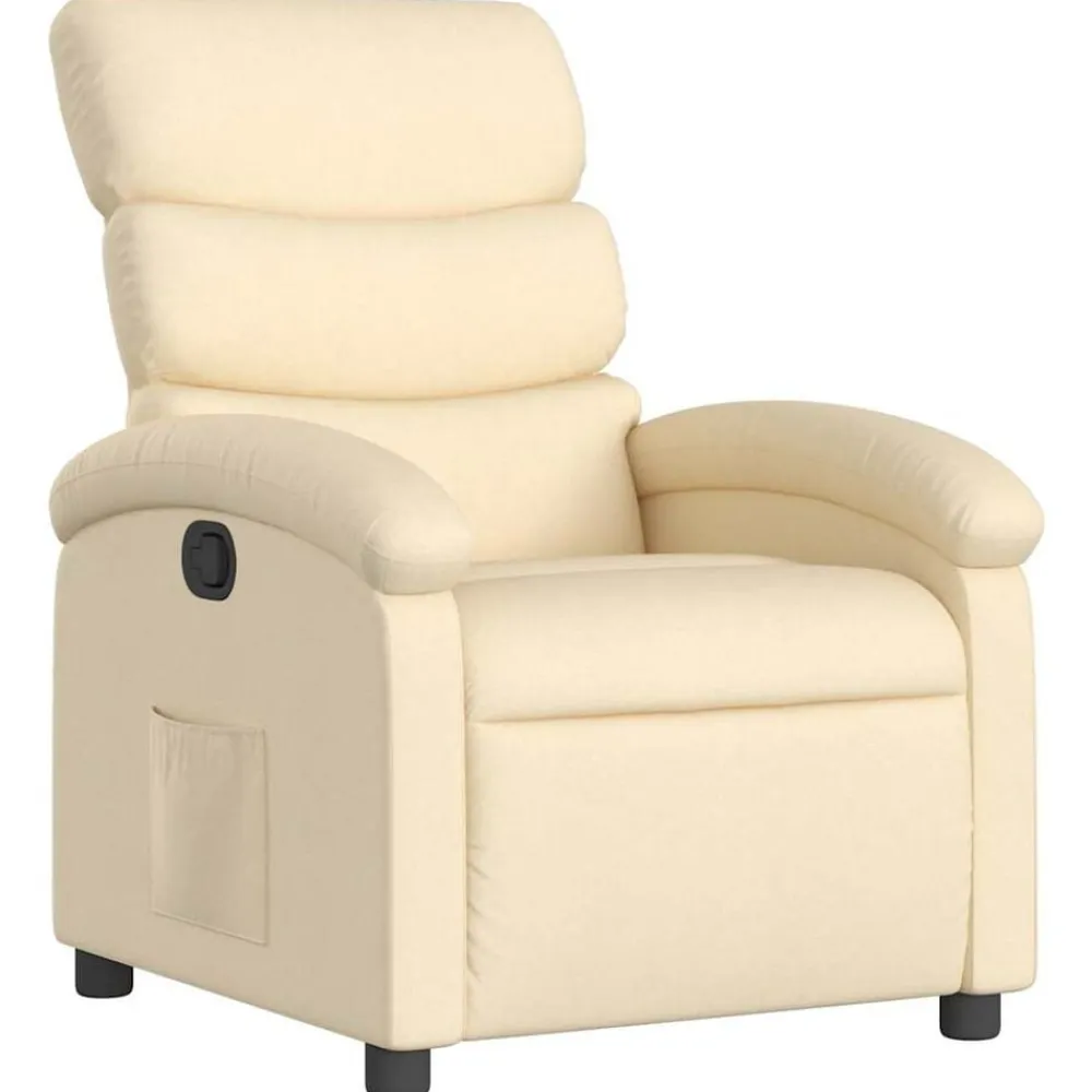 vidaXL Sillas-Sillón reclinable de tela