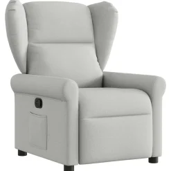 vidaXL Sillas-Sillón reclinable de tela