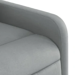 vidaXL Sillas-Sillón reclinable de masaje eléctrico tela
