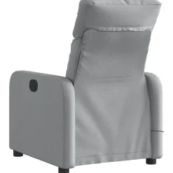 vidaXL Sillas-Sillón reclinable de masaje eléctrico tela