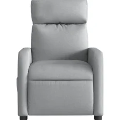 vidaXL Sillas-Sillón reclinable de masaje eléctrico tela