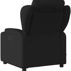 vidaXL Sillas-Sillón reclinable de masaje de tela