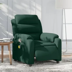 vidaXL Sillas-Sillón reclinable de masaje eléctrico terciopelo