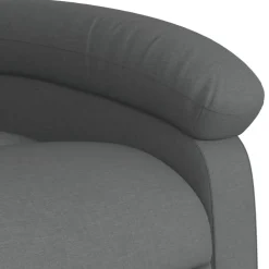 vidaXL Sillas-Sillón reclinable de masaje eléctrico tela