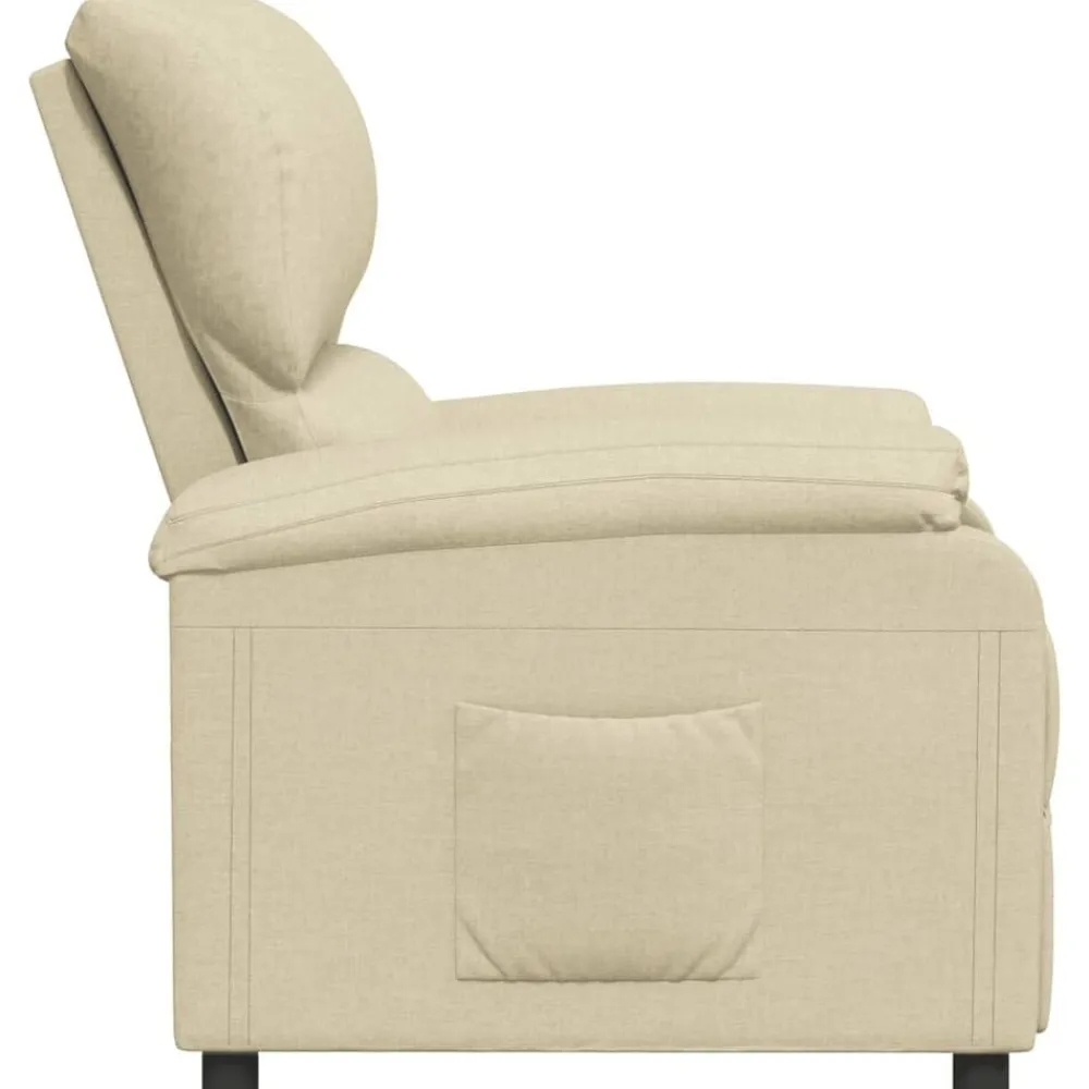 vidaXL Sillas-Sillón reclinable de tela