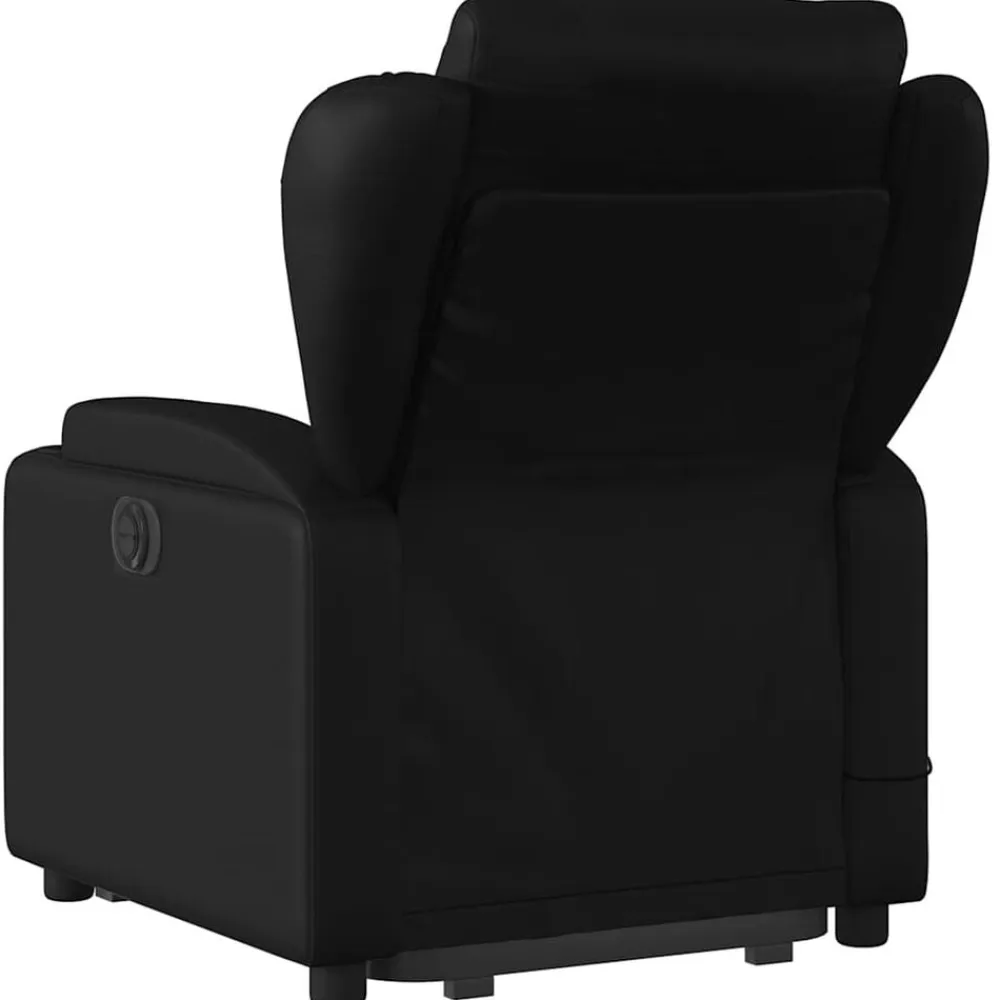 vidaXL Sillas-Sillón reclinable de masaje de pie cuero artificial