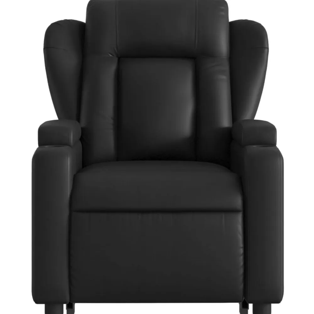 vidaXL Sillas-Sillón reclinable de masaje de pie cuero artificial