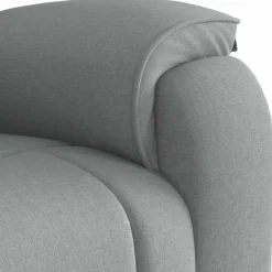 vidaXL Sillón reclinable de tela Gris claro Best