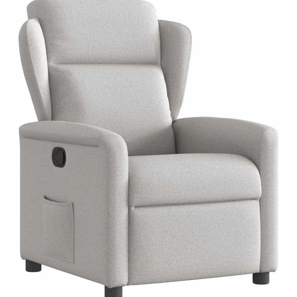 vidaXL Sillas-Sillón reclinable de tela