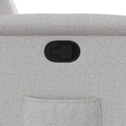 vidaXL Sillas-Sillón reclinable de tela