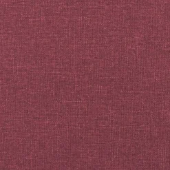 vidaXL Sillón reclinable de masaje elevable tela rojo tinto Rojo vino tinto New