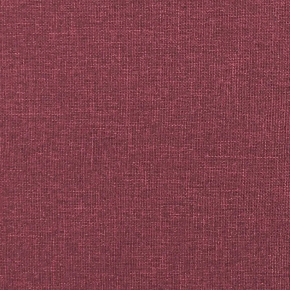 vidaXL Sillón reclinable de masaje elevable tela rojo tinto Rojo vino tinto New