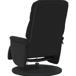 vidaXL Sillas-Sillón reclinable de masaje con reposapiés terciopelo