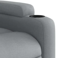 vidaXL Sillas-Sillón reclinable de masaje de tela
