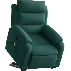 vidaXL Sillas-Sillón reclinable de masaje elevable terciopelo