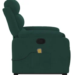 vidaXL Sillas-Sillón reclinable de masaje elevable terciopelo