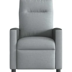 vidaXL Sillas-Sillón reclinable de masaje eléctrico tela