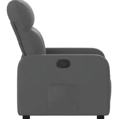 vidaXL Sillas-Sillón reclinable de tela
