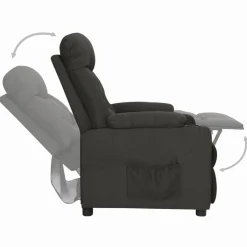 vidaXL Sillas-Sillón reclinable de tela