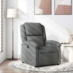 vidaXL Sillas-Sillón reclinable de tela