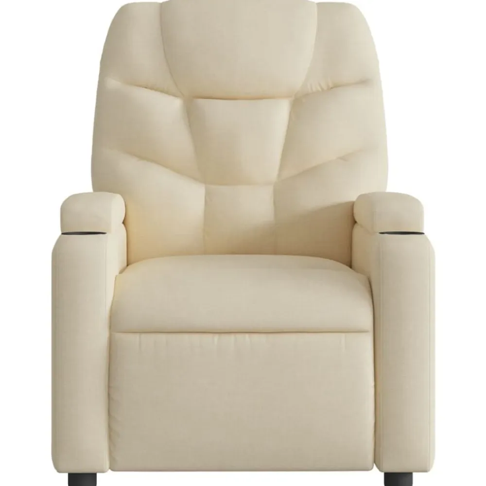 vidaXL Sillas-Sillón reclinable de tela color