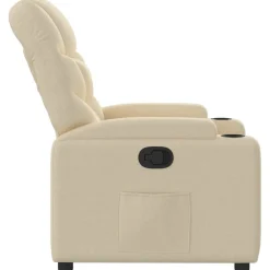 vidaXL Sillas-Sillón reclinable de tela color