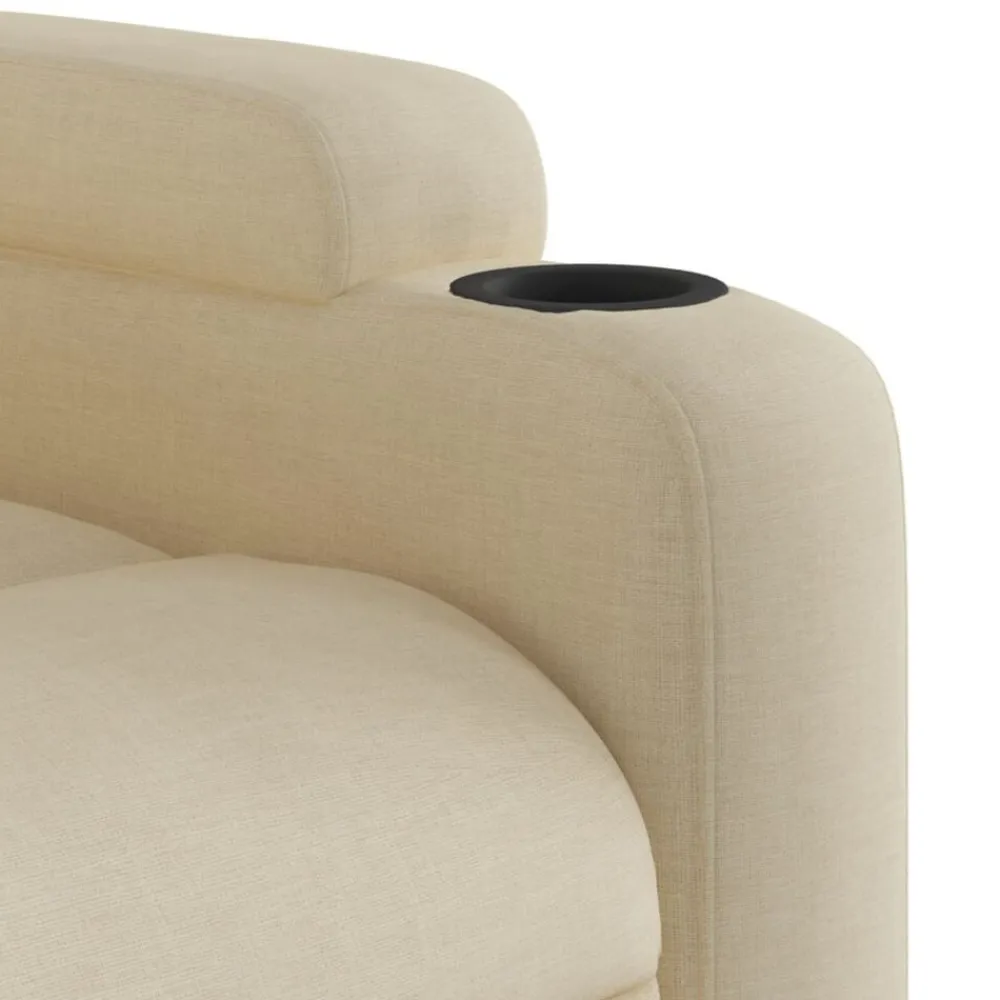 vidaXL Sillas-Sillón reclinable de tela color