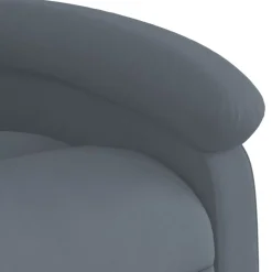 vidaXL Sillón reclinable de masaje eléctrico terciopelo Gris oscuro Online