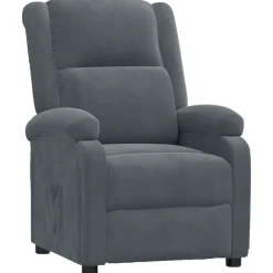 vidaXL Sillas-Sillón reclinable de terciopelo