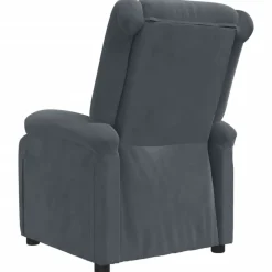 vidaXL Sillas-Sillón reclinable de terciopelo
