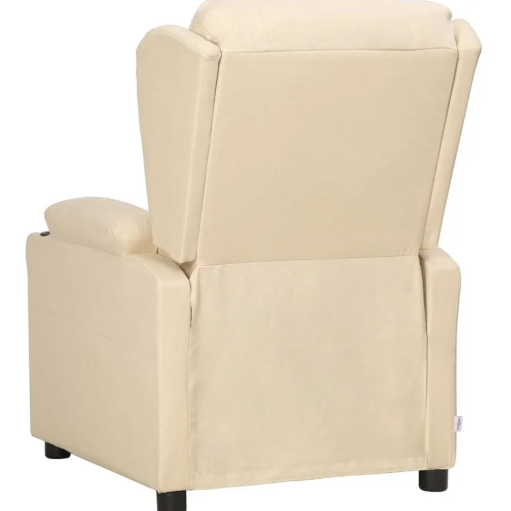 vidaXL Sillas-Sillón reclinable de tela