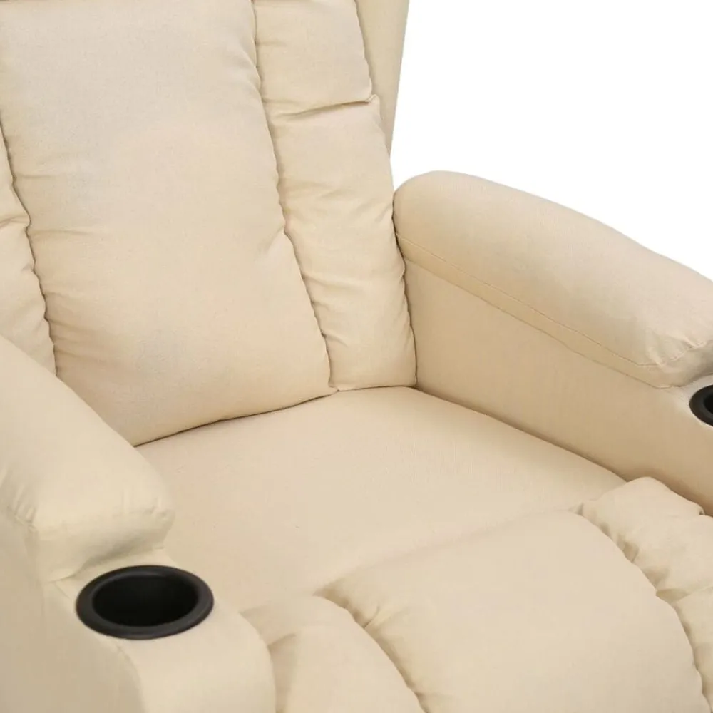 vidaXL Sillas-Sillón reclinable de tela