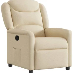 vidaXL Sillas-Sillón reclinable de tela