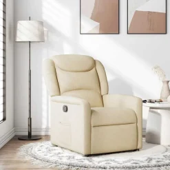 vidaXL Sillas-Sillón reclinable de tela