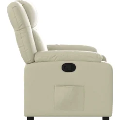 vidaXL Sillas-Sillón reclinable de cuero sintético