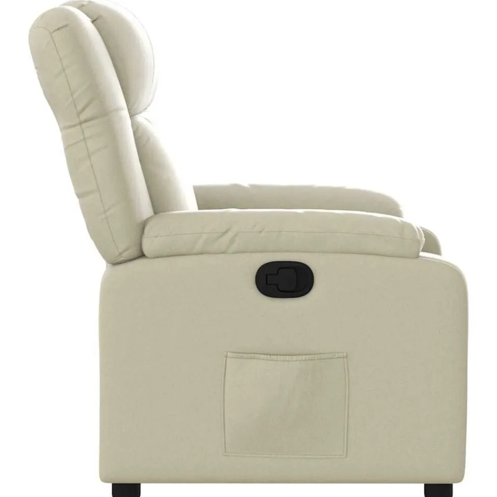 vidaXL Sillas-Sillón reclinable de cuero sintético