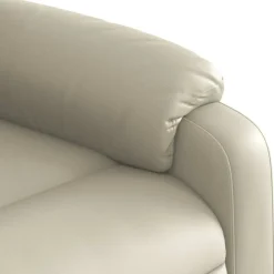 vidaXL Sillas-Sillón reclinable de cuero sintético
