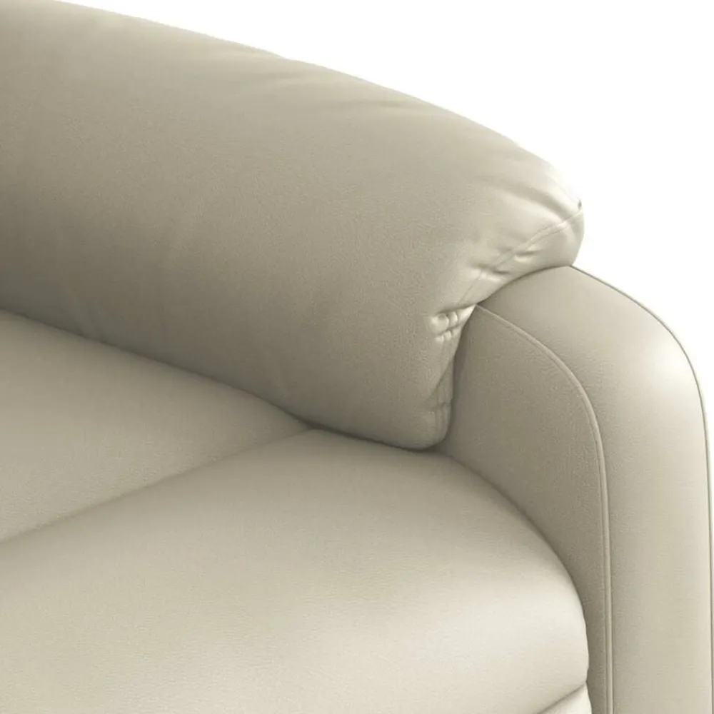 vidaXL Sillas-Sillón reclinable de cuero sintético