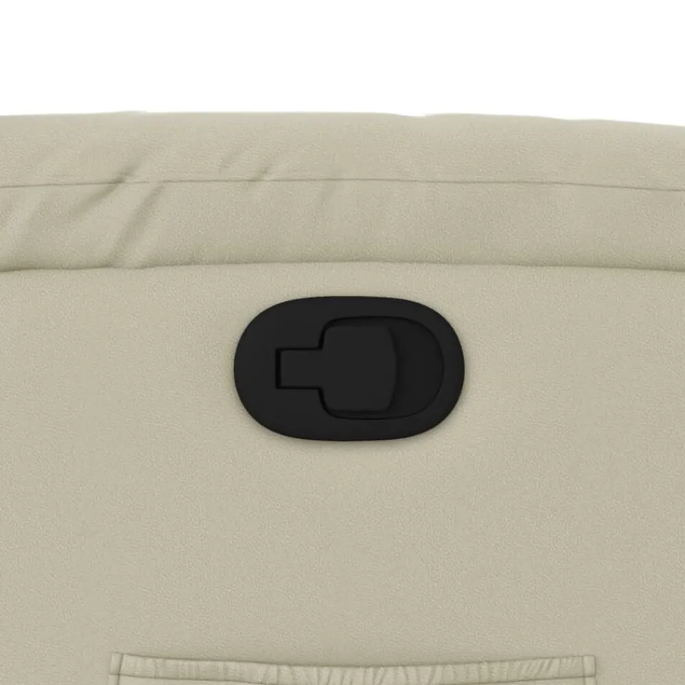 vidaXL Sillas-Sillón reclinable de cuero sintético