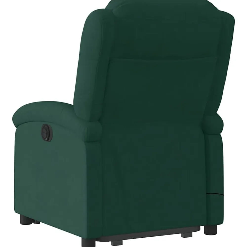 vidaXL Sillas-Sillón reclinable de masaje elevable terciopelo